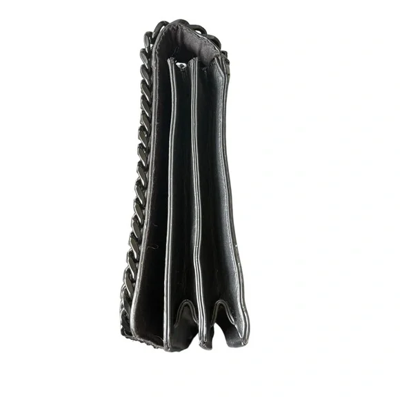 Aldo Greenwald black quilted chain detail crossbody bag - Picture 8 of 12